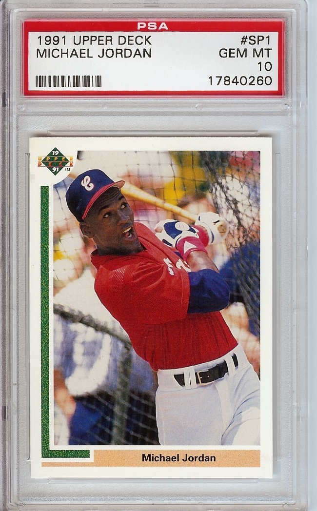 91 michael jordan baseball card
